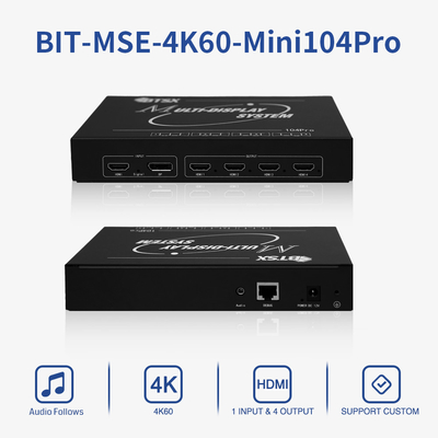 Contrôleur de paroi vidéo HDMI / DP 4K pour la fusion de projection multicanal