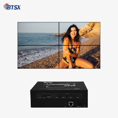 Processeur mural vidéo 4K 1x1 1xN Mx1 pour fusion de projection multicanal avec 4 sorties HDMI