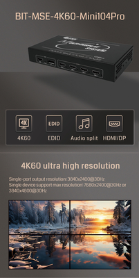 BIT-MSE-4K60-Mini104Pro 7680x2160 30Hz contrôleur vidéo murale fiabilité industrielle et noir pour vos performances industrielles