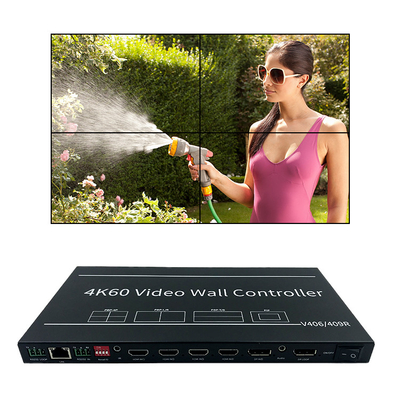 4 en 6 sortie 9x2 1x4 1x5 1x6 2x3 3x3 Processeur HDMI Splitter Switcher Contrôleur mural vidéo