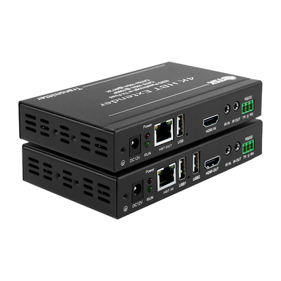 Catégorie 5 / Catégorie 6 Vidéo Audio HDMI Extendor à fibre 120M Émetteur et récepteur 4k