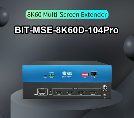 BIT-MSE-8K60D-104Pro 8K60 DP Entrée 4K60 HDMI Sortie Contrôleur murale vidéo de qualité industrielle Processeur multi-écran