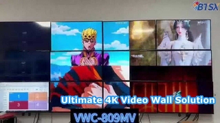 Démo professionnelle du contrôleur de mur vidéo BIT VWC 809MV 4K